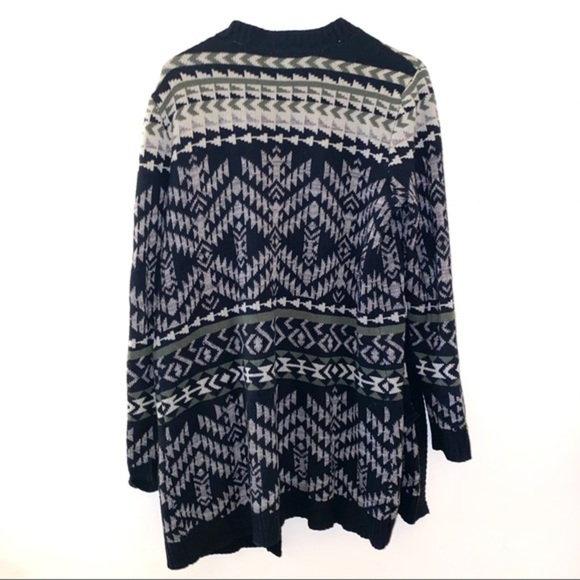 Roxy xs cardigan boho aztec western sweater - Picture 3 of 3